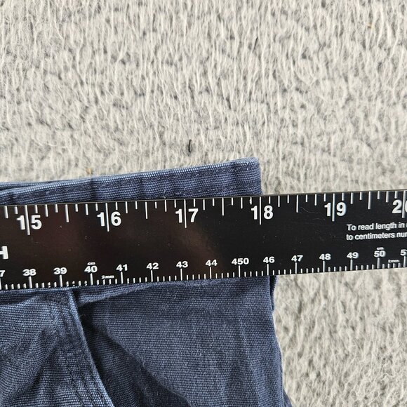 Duluth Flex Fire Hose Pants Mens 36x32 Blue Relaxed Fit Utility Workwear Cotton - Picture 8 of 16